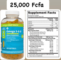 Marque du membre Oméga 3-6-9 (325 gélules) MCI0625