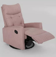 Woodglen Contemporary Glider Swivel Recliner Light Blush - Christopher Knight Home: Nursery-Suitable, Plush Comfort LPEU841968