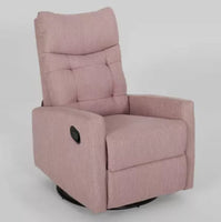 Woodglen Contemporary Glider Swivel Recliner Light Blush - Christopher Knight Home: Nursery-Suitable, Plush Comfort LPEU841968