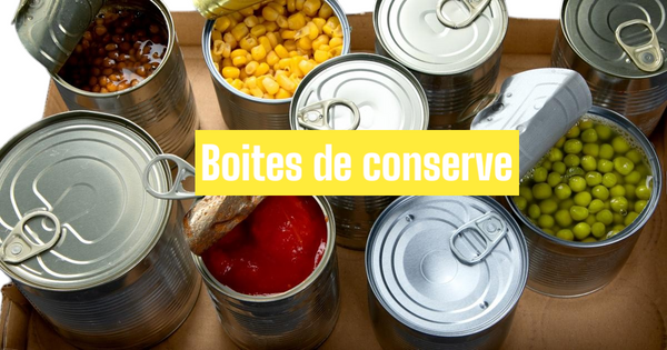 Boîtes de conserve