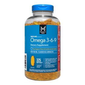 Member's Mark Omega 3-6-9 Softgels 325 ct