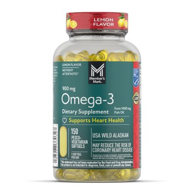 Member's Mark Omega-3 Fish Oil 150 ct