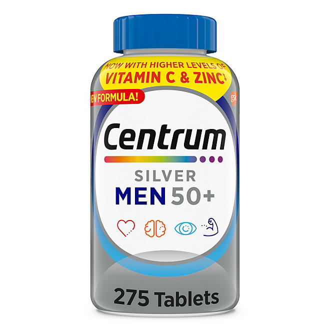 Centrum Silver Men 50+ Multivitamin Dietary Supplement Tablets DLC: 09/2026