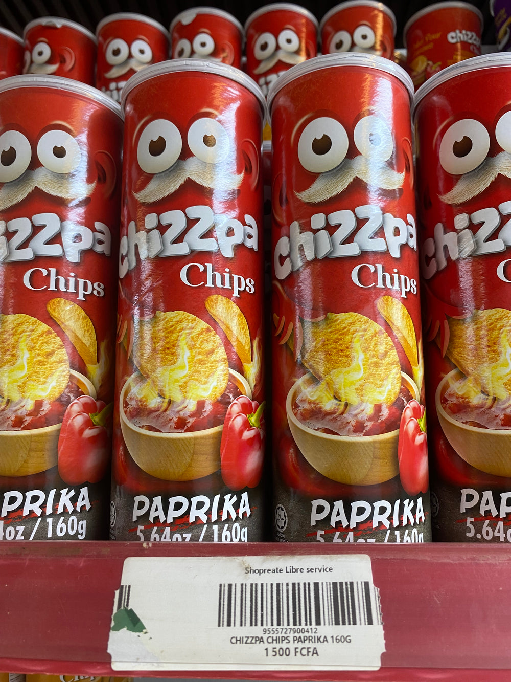 Chizzpa Chips Paprika 160g