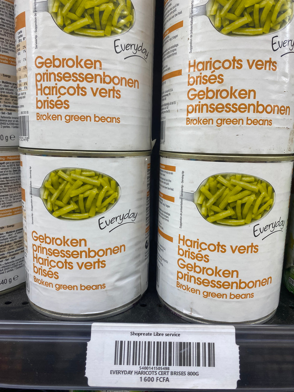 EVERYDAY HARICOTS CERT BRISES 800G