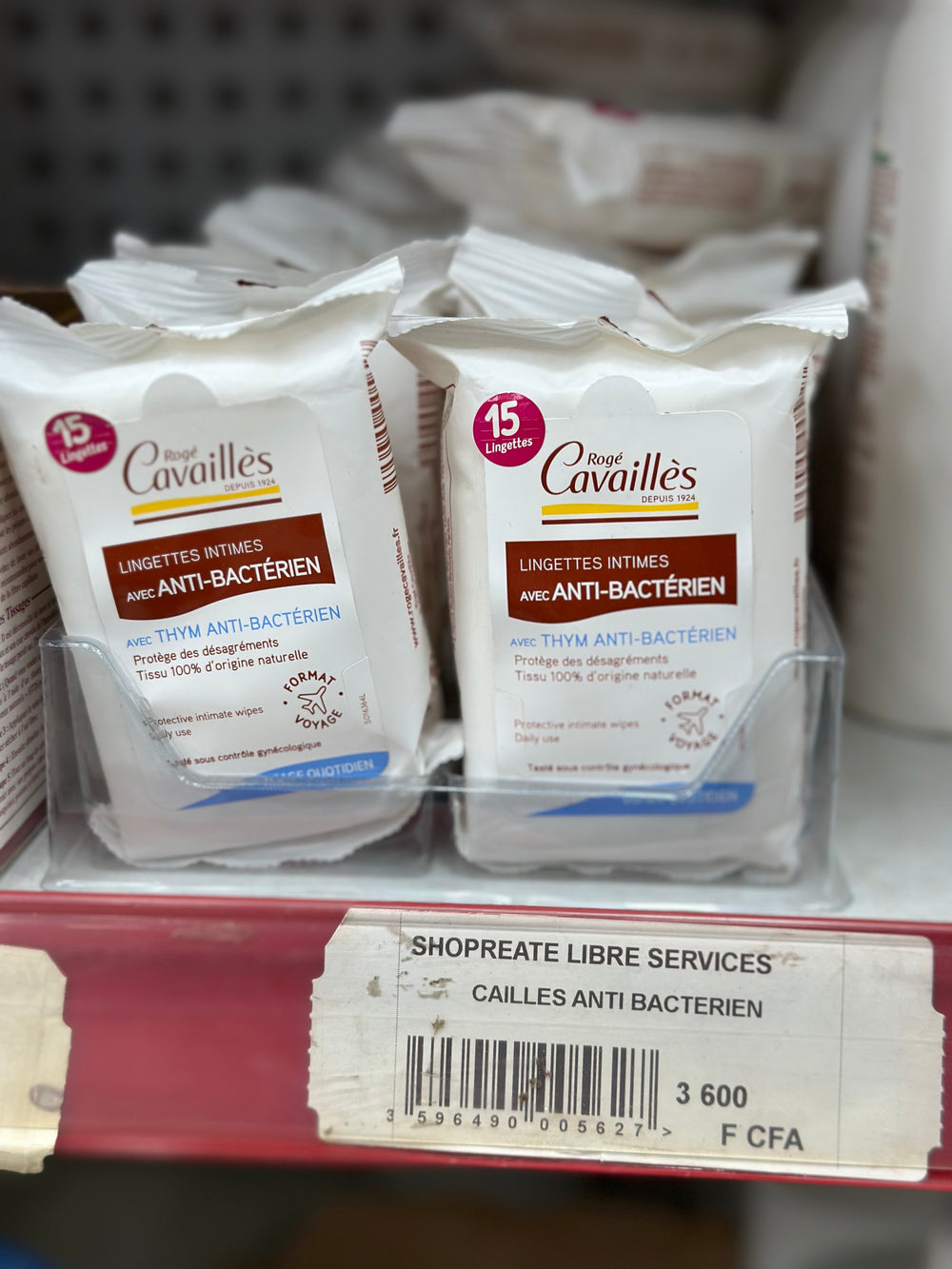 Rogé Cavaillès lingettes intimes (15 Lingettes)