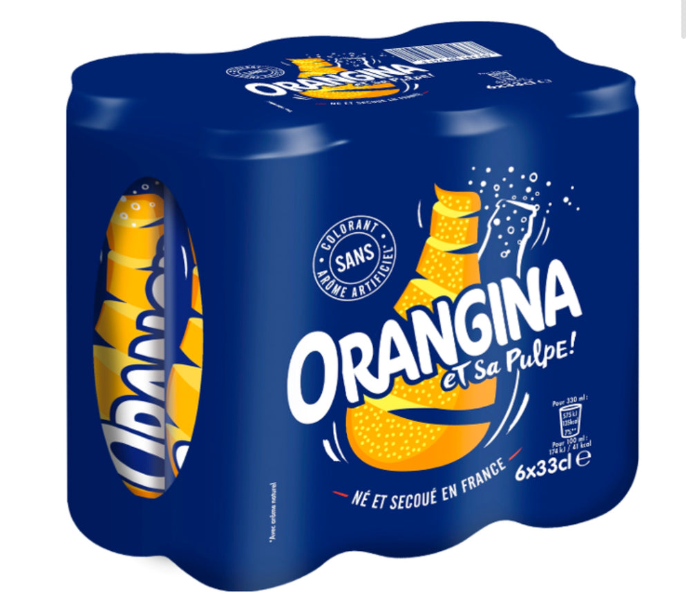 ORANGINA SLIM CANS 6X33CL