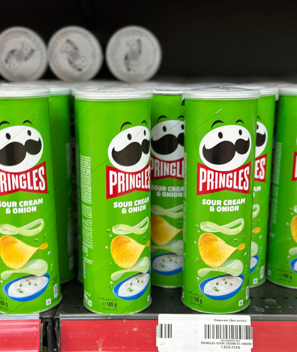 PRINGLES-SOUR-CREAM-ET-ONION 165G| MAGIC MEGASTORE