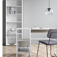 5 Shelf Bookcase White - Room Essentials MM  (L 1m x 62cm, La 30cm, H 80cm)