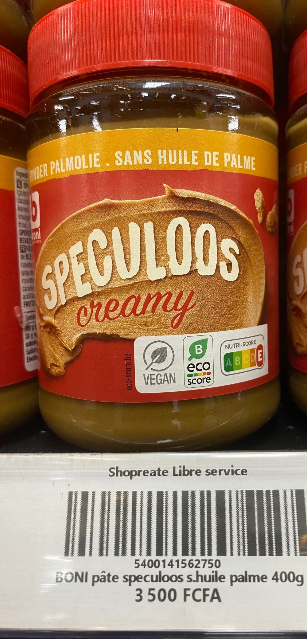Boni Pâte speculoos s.huile Palme 400g