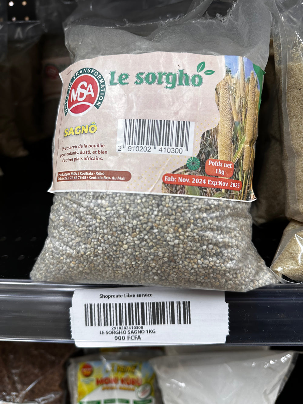 LE SORGHO SAGNO 1KG