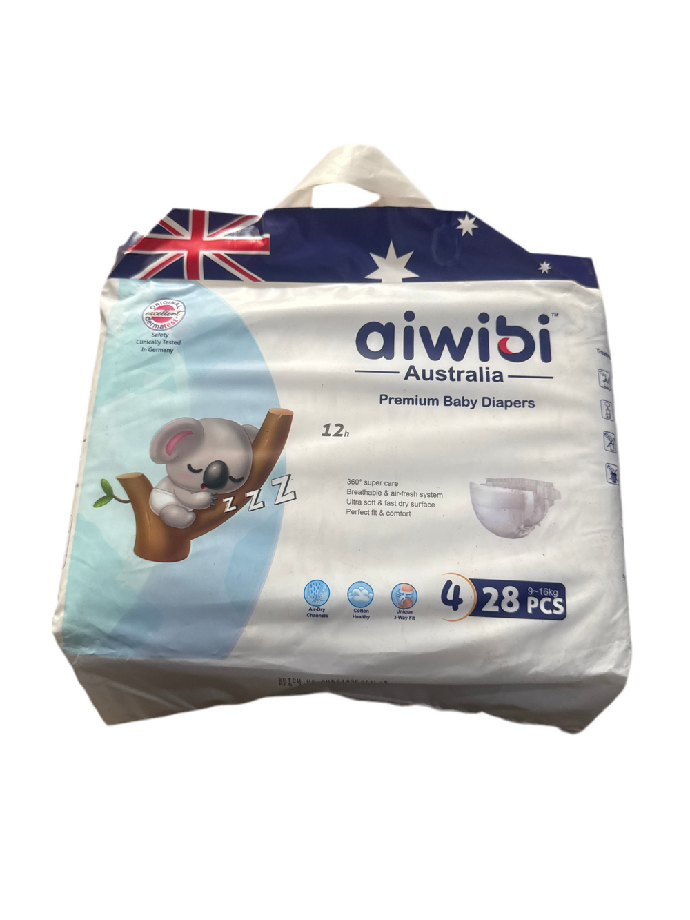 Aiwibi SERVIETTES HYGIENIQUES ULTRA ABSORBANT 100% COTON (size 4) L 28pcs