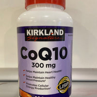 Kirkland Signature COQ10 300mg Softgels - 100 Count DLC: 02/2027