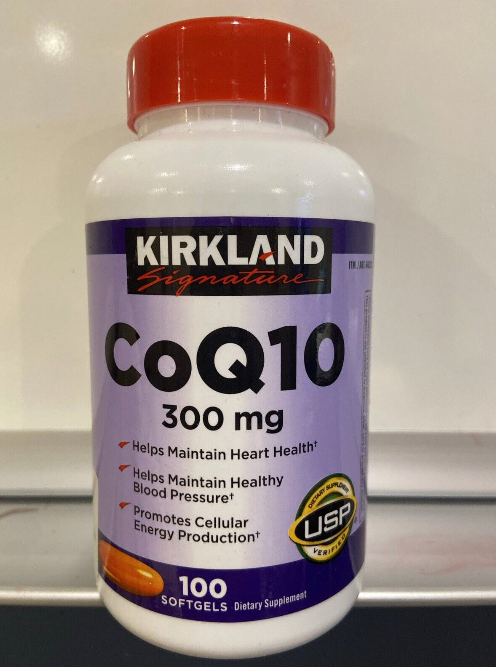 Kirkland Signature COQ10 300mg Softgels - 100 Count DLC: 02/2027