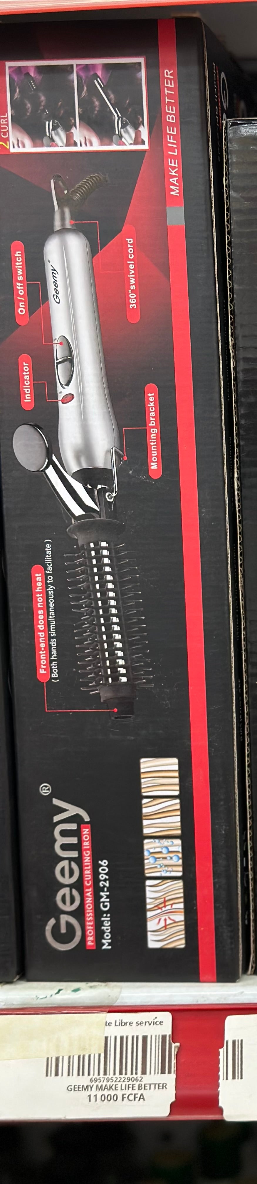 Geemy professional curling hair