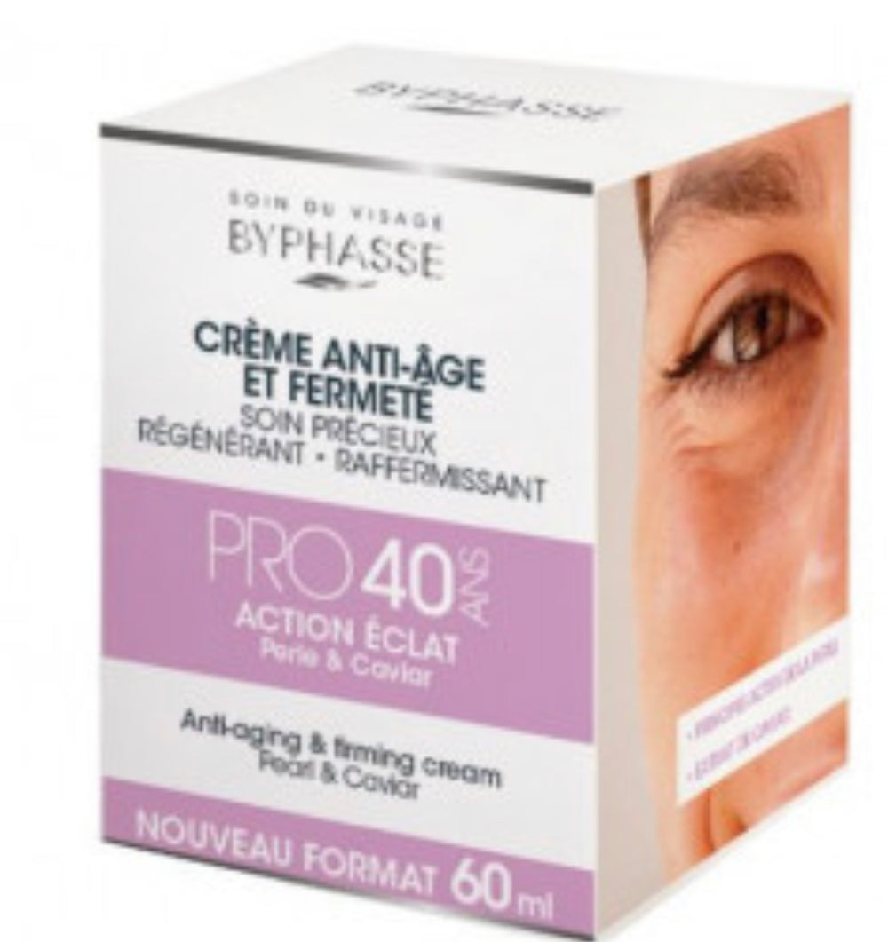 Byphase Crème Anti Age Pro40 Ans Perle et Caviar 60ml
