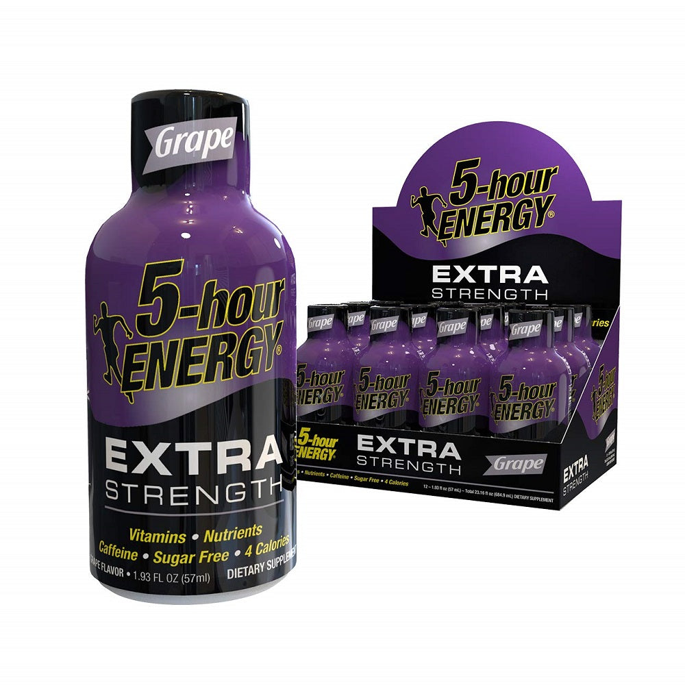 5 Hour Energy Shot Extra Strength Grape