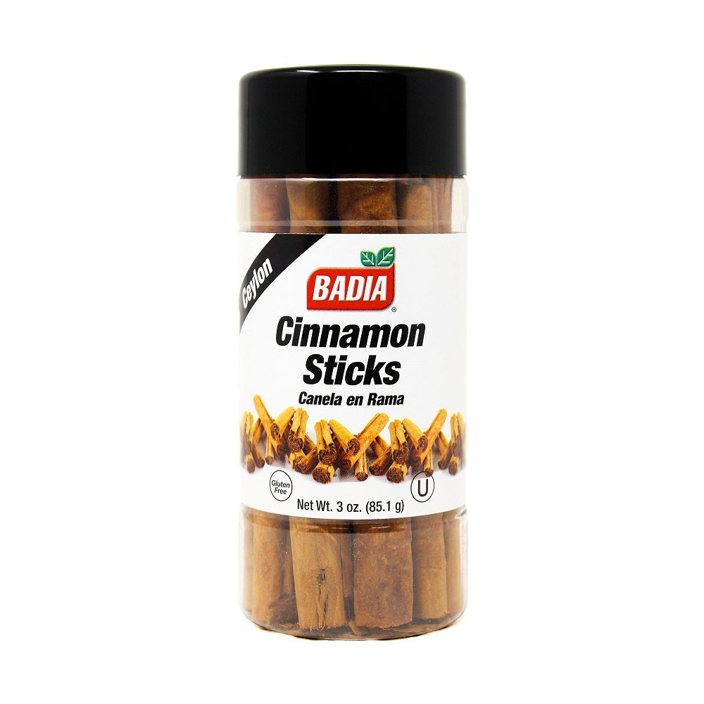 Badia – Cinnamon Sticks (Economy Size) 3 oz (≈ 85 g)
