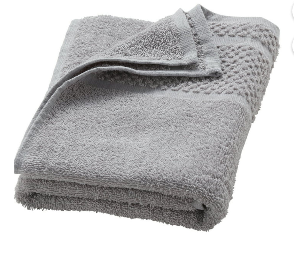 Mainstays 10 Piece Bath Towel Set with Upgraded Softness & Durability, Gray