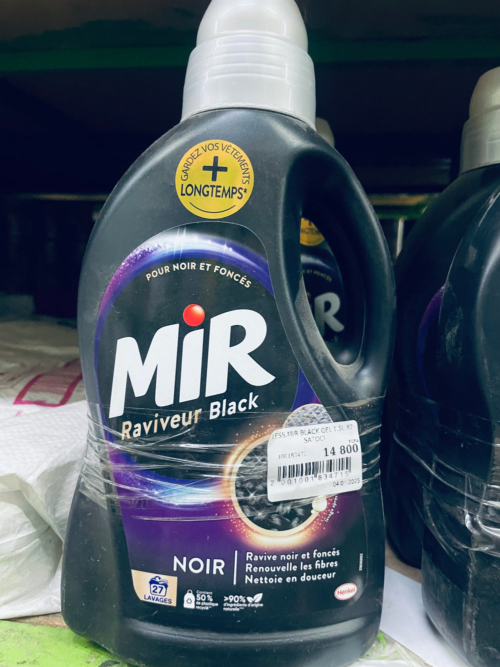 Lessive black gel 1,5L x 2 satoci
