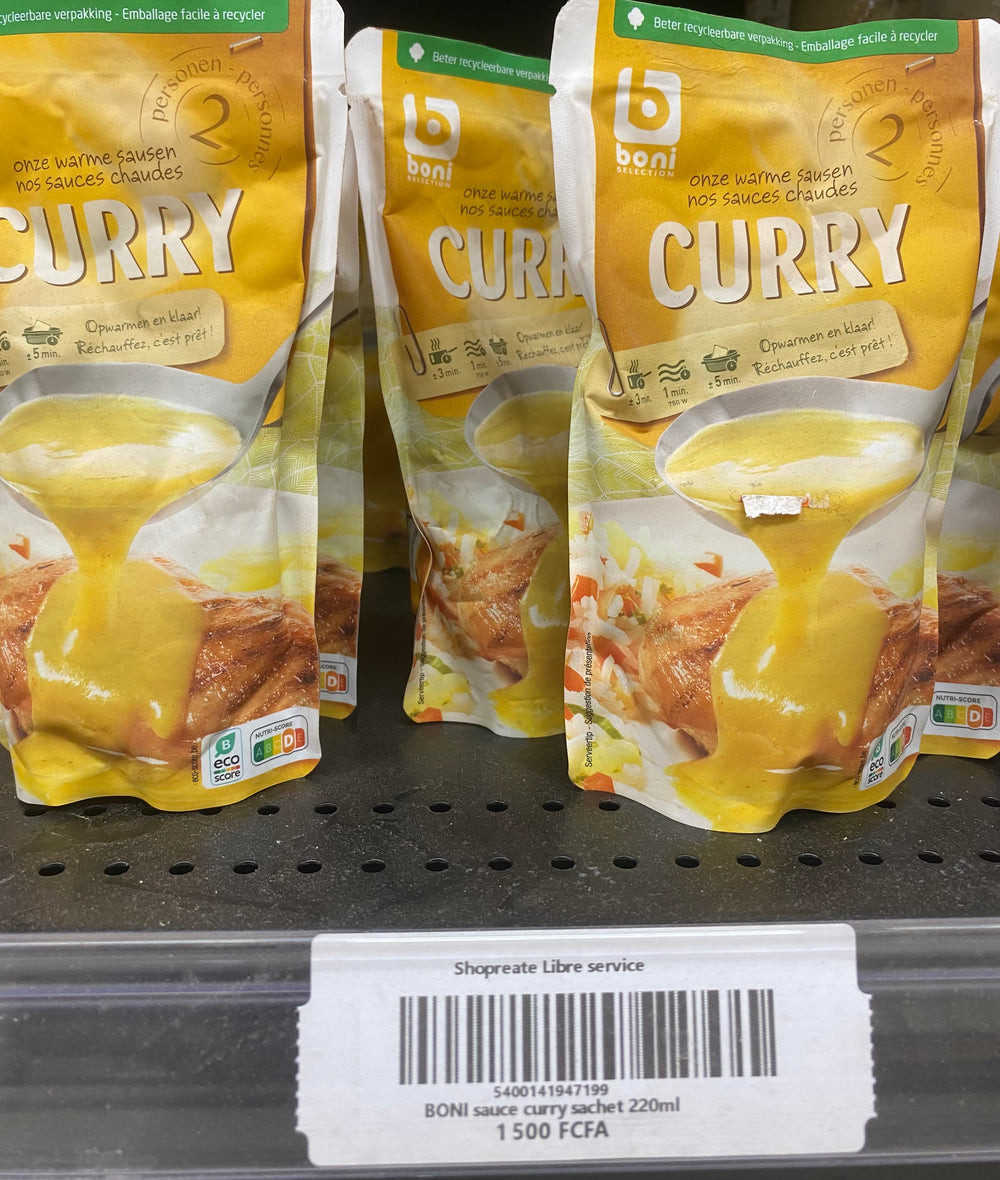 Boni Sauce curry sachet 220ml