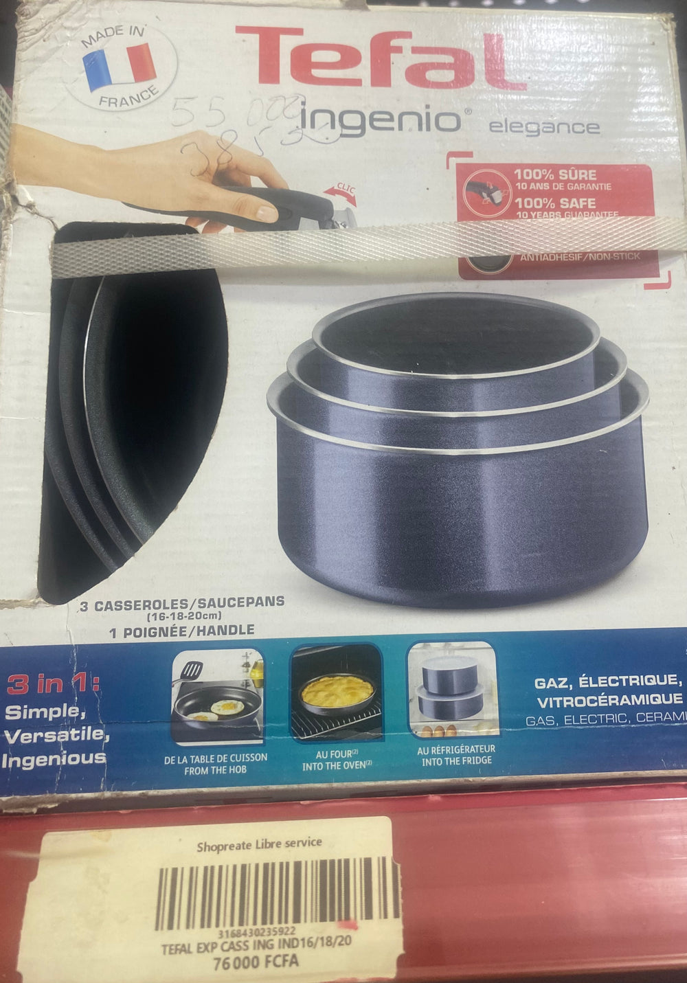 Tefal Exp ing ind 16/18/20