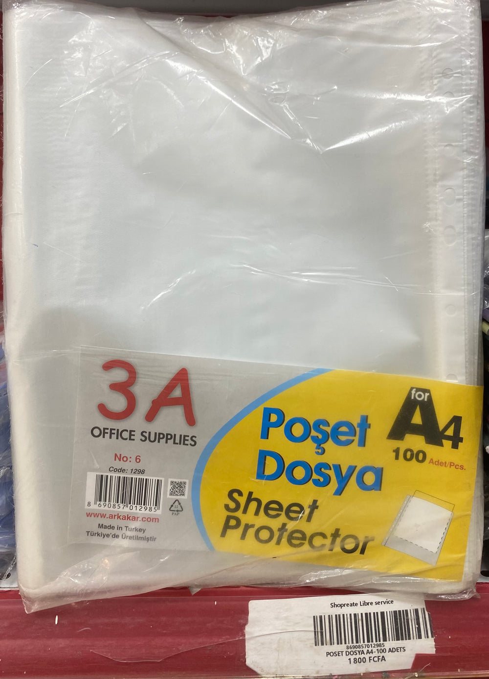POSET DOSYA A4-100 ADETS