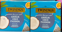 
              TWININGS OF LONDON THÉ VERT SAVEUR COCO PASSION 20 SACHETS 32G
            