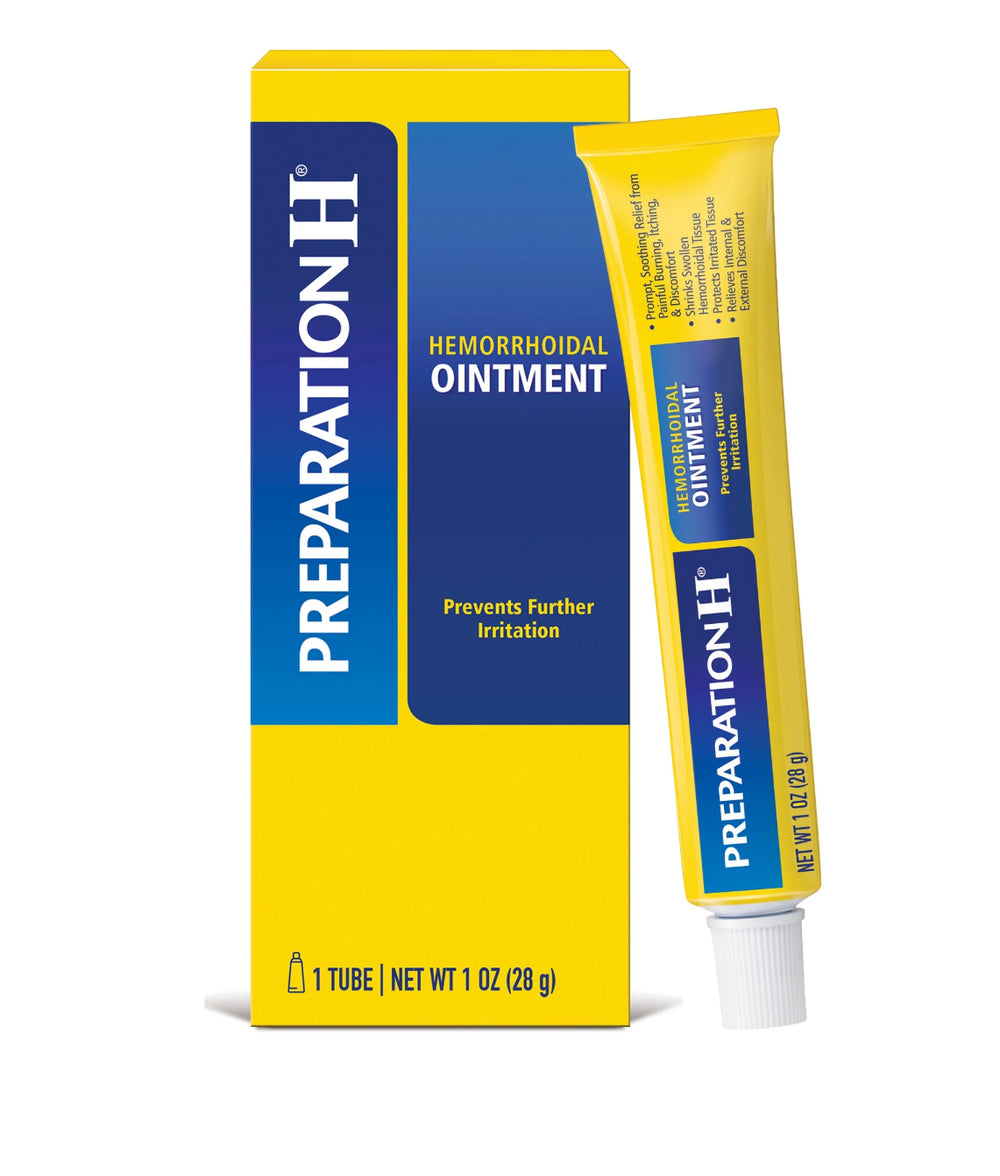 Preparation H Ointment for Hemorrhoid Relief, Burning and Itching, 1 Oz/28g