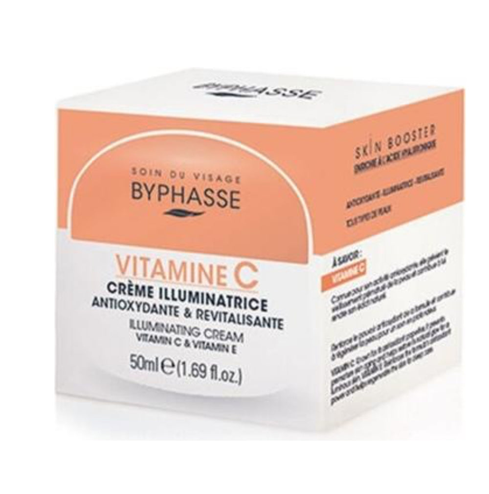 Byphasse Crème Illuminatrice Vitamine C pour le visage 50ml