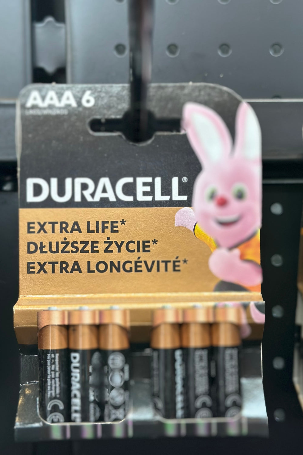 DURACELL EXTRA LIFE AAA6