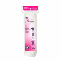 Swisspers Premium White 2.25 Cotton Rounds with Stitched Edge 100 Count