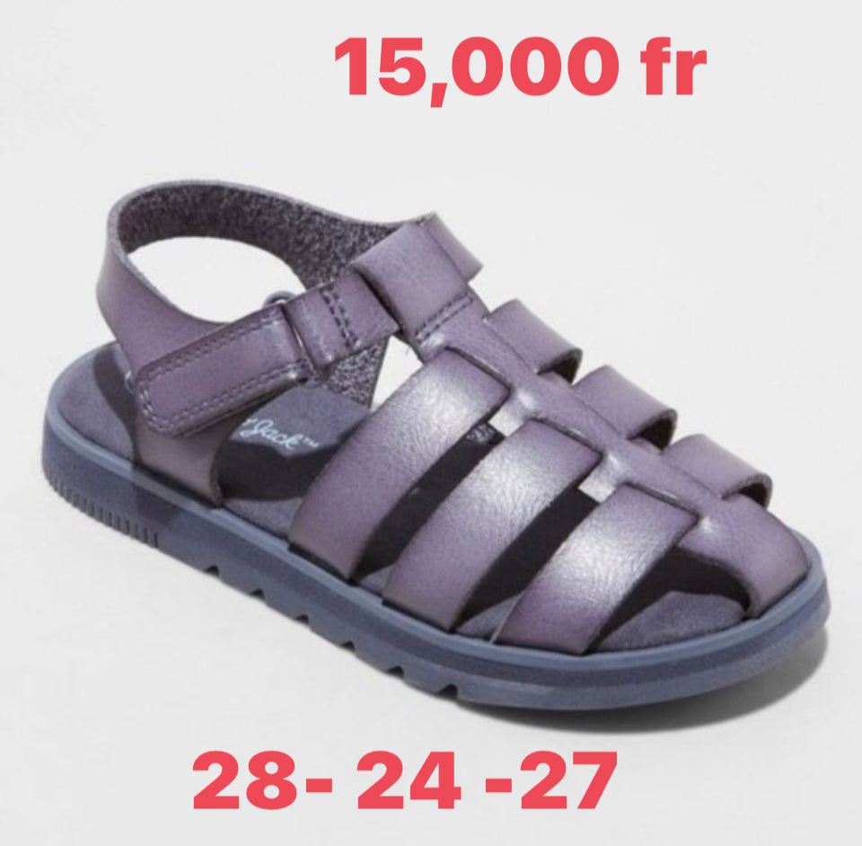 Toddler Yael Fisherman Sandals - Cat & Jack Navy Blue 12T