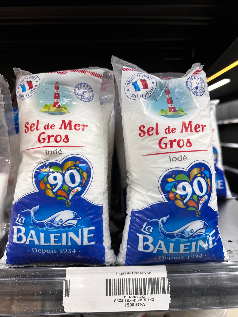LA BALEINE SEL DE MER GROS 1KG