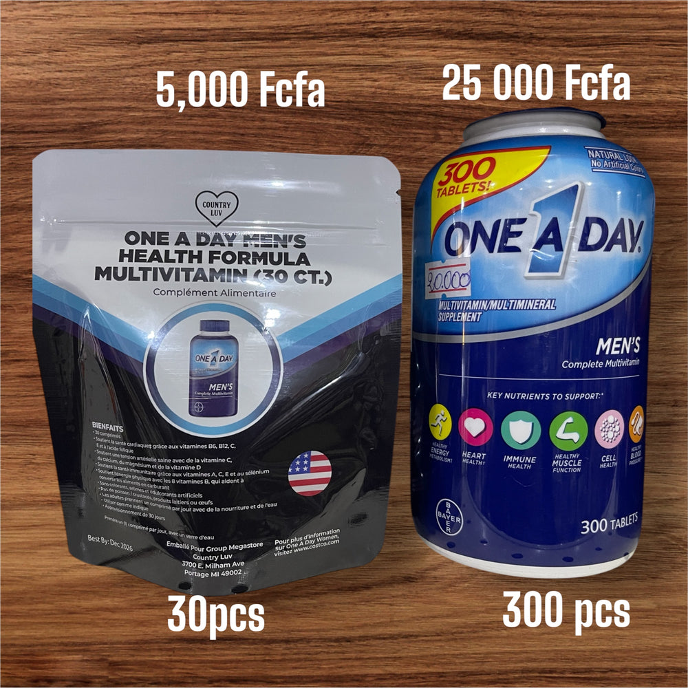 One A Day Men's Health Formula Complete Multivitamin Tablets, 30Ct DLC: 02/2026