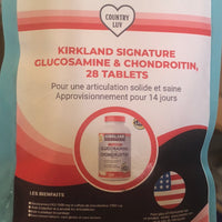 Kirkland Signature Glucosamine & Chondroitin, 28 Tablets