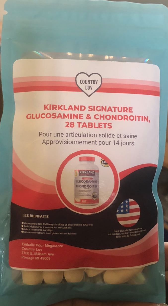 Kirkland Signature Glucosamine & Chondroitin, 28 Tablets