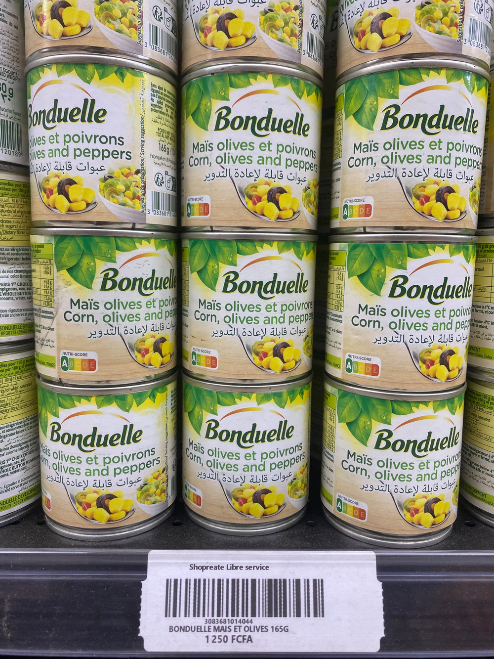 BONDUELLE MAIS ET OLIVES 165G