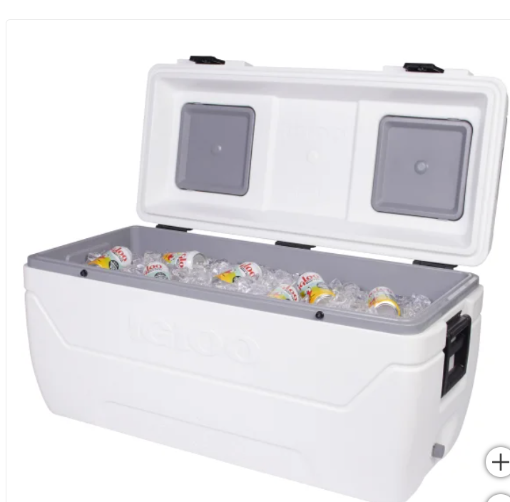 Igloo 165-quart Maxcold Chest Cooler with Butterfly Quick Access Hatch