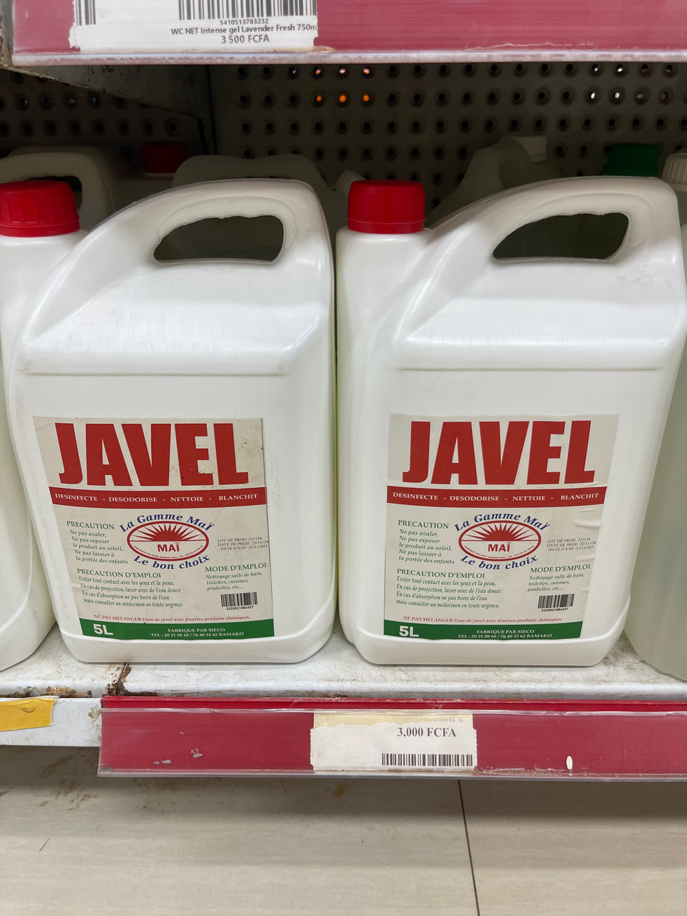 La gamme Mai Javel 5L * Le bon choix
