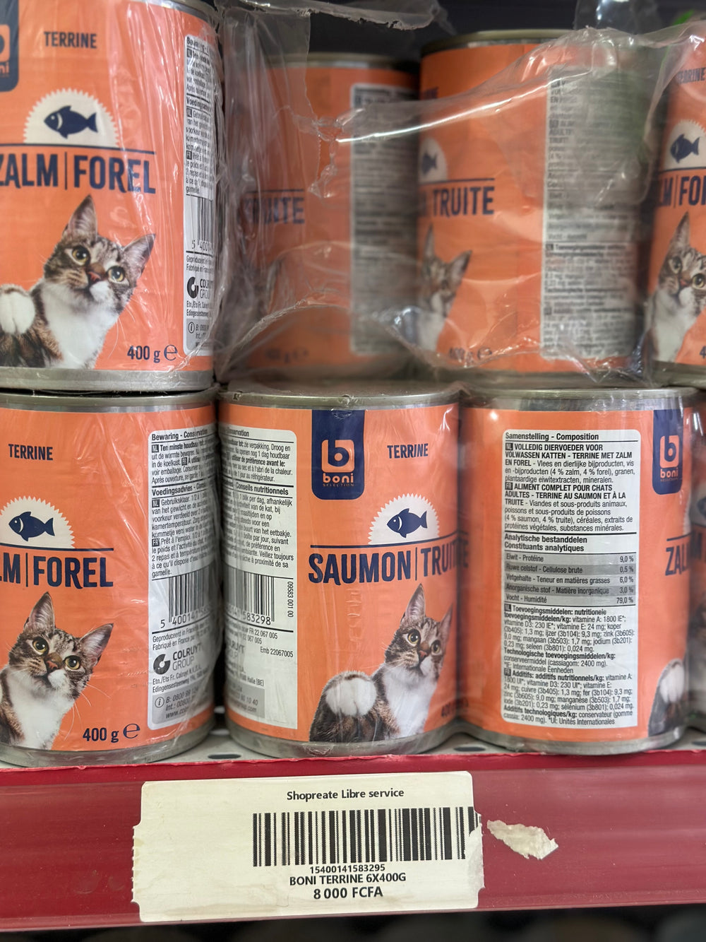BONI TERRINE SAUMON / TRUITE 6X 400G