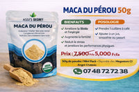 
              Maca du Pérou Complément Alimentaire 100% Bio en Poudre 50g-MCI
            