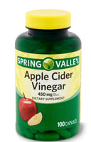
              Spring Valley Apple Cider Vinegar Capsules, 450mg, 100 Count
            