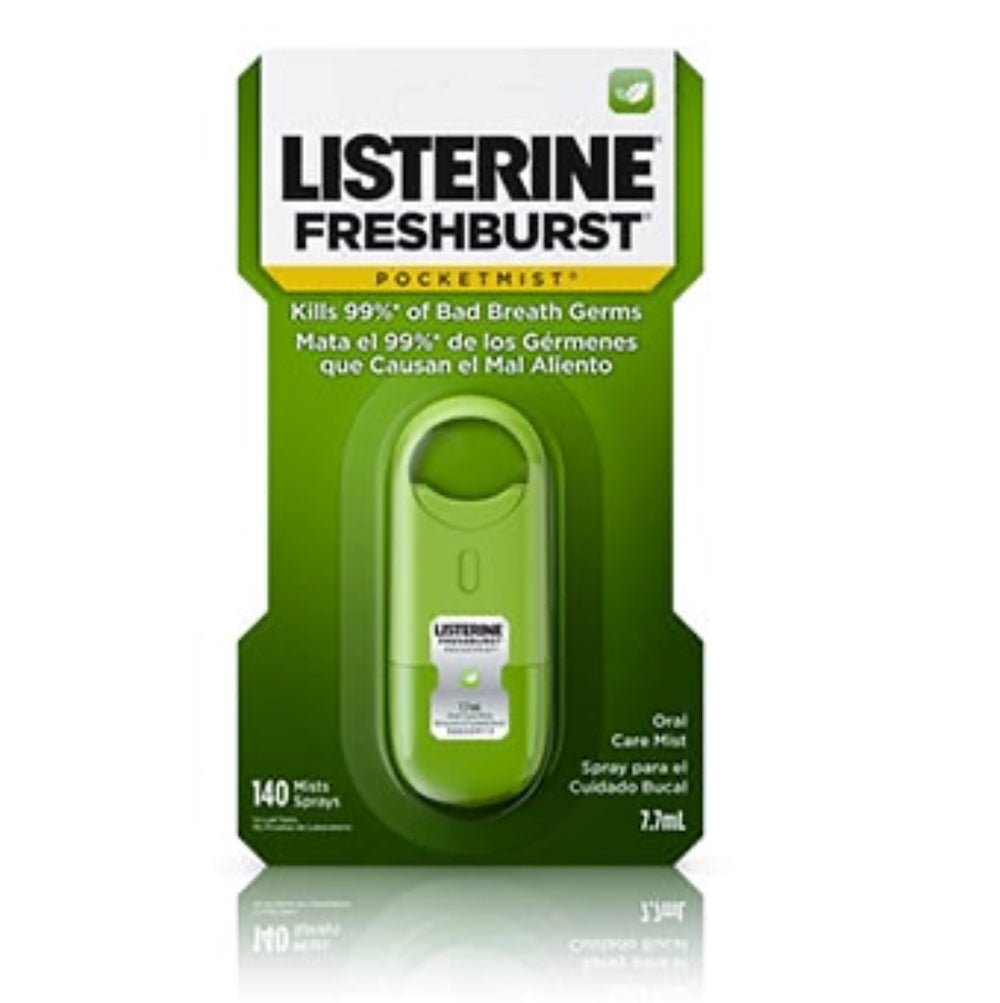 LISTERINE POCKETMIST SPRAY Pour Soins Bucco-Dentaires Haleine Fraîche Freshburst