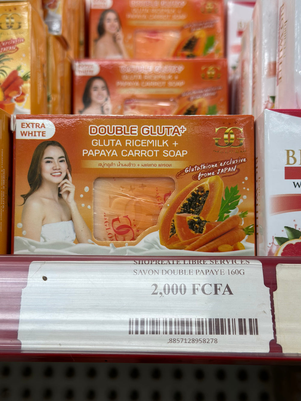 SAVON DOUBLE GLUTA 160G