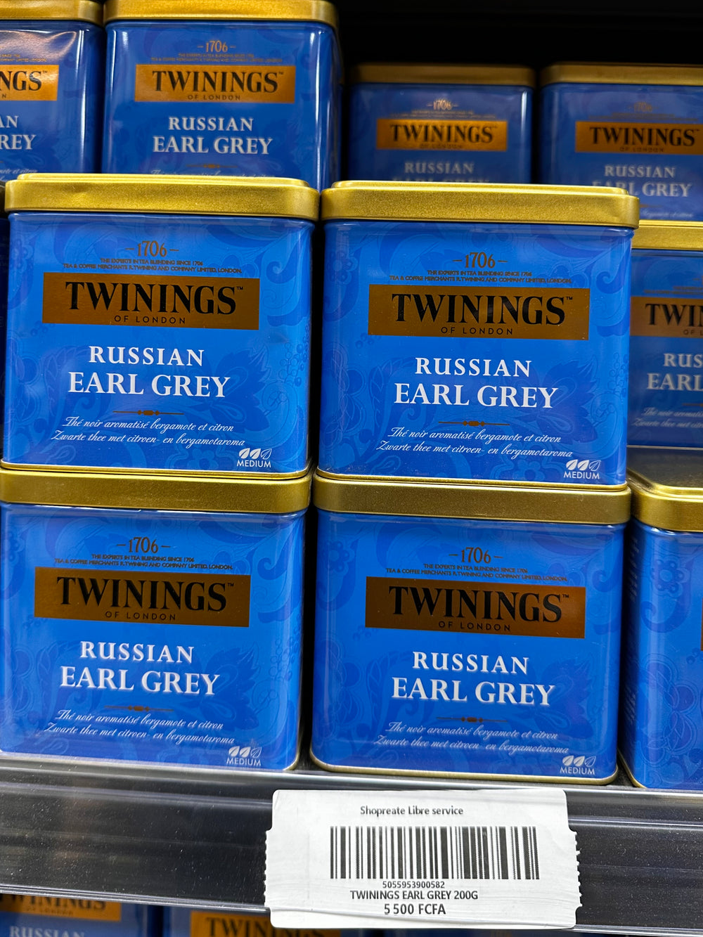 TWININGS OF LONDON  RUSSIAN EARL GREY 200G