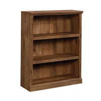 
              44" 3 Shelf Bookcase Vintage Brown - Sauder: Mid-Century Modern, MDF, Metal Hardware
            