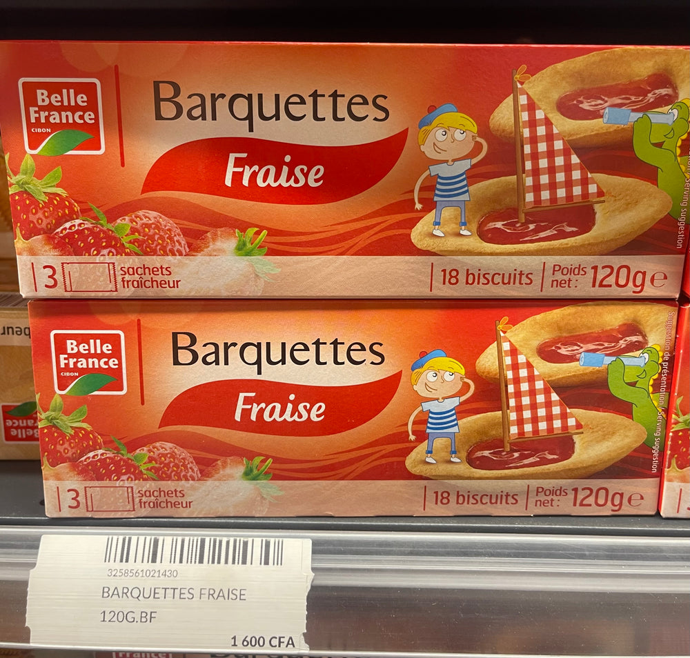 Barquettes Fraise 120g