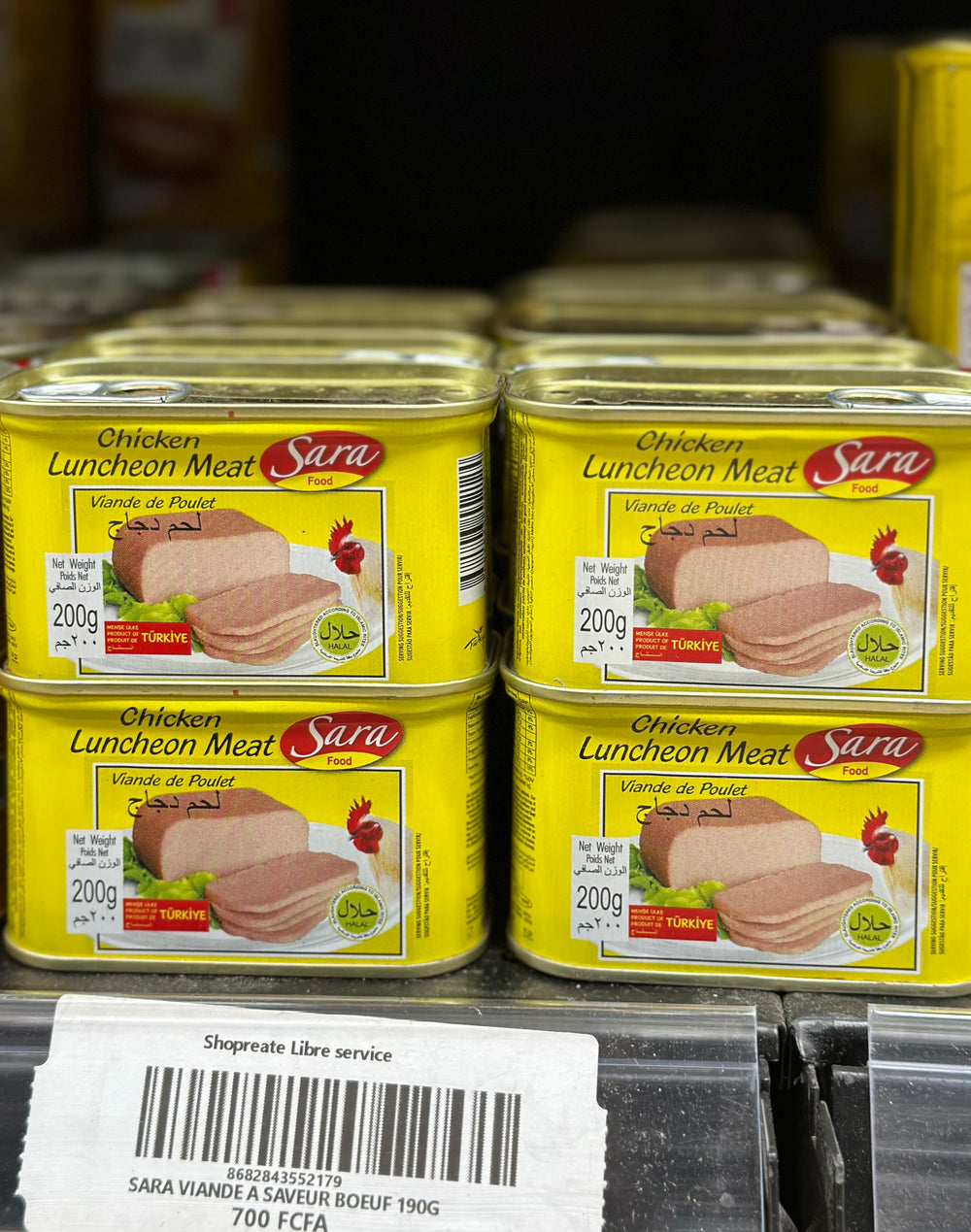 SARA VIANDE DE POULET 190G