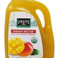 Langers Organic Mango Nectar Juice Made With Alphonso Mangos 1 Gallon 128 FL Oz DLC: 11 Juillet26